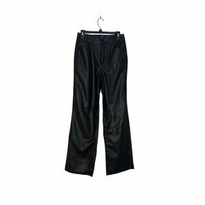 ✨AFRM Dawson Women's Faux Leather Wide Leg Black Pants Size 27✨